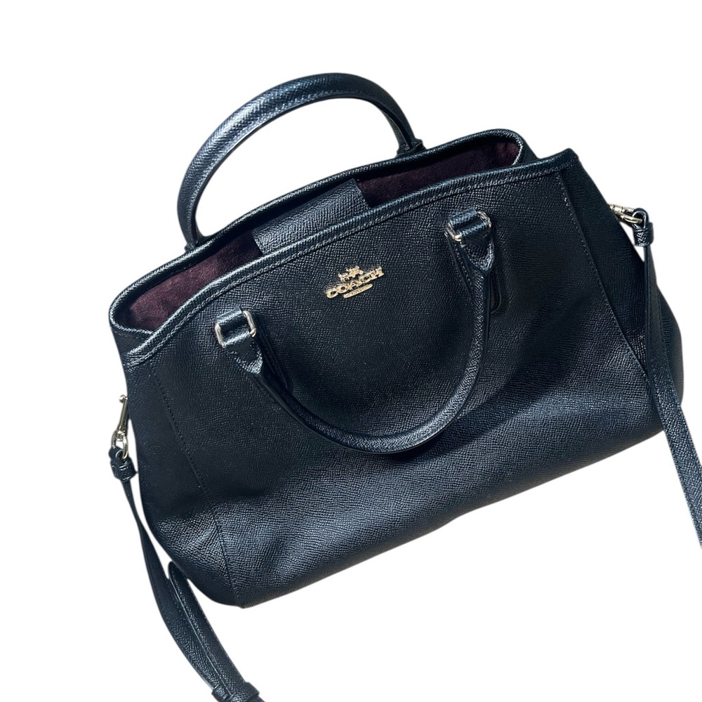 Coach Black Leather Satchel